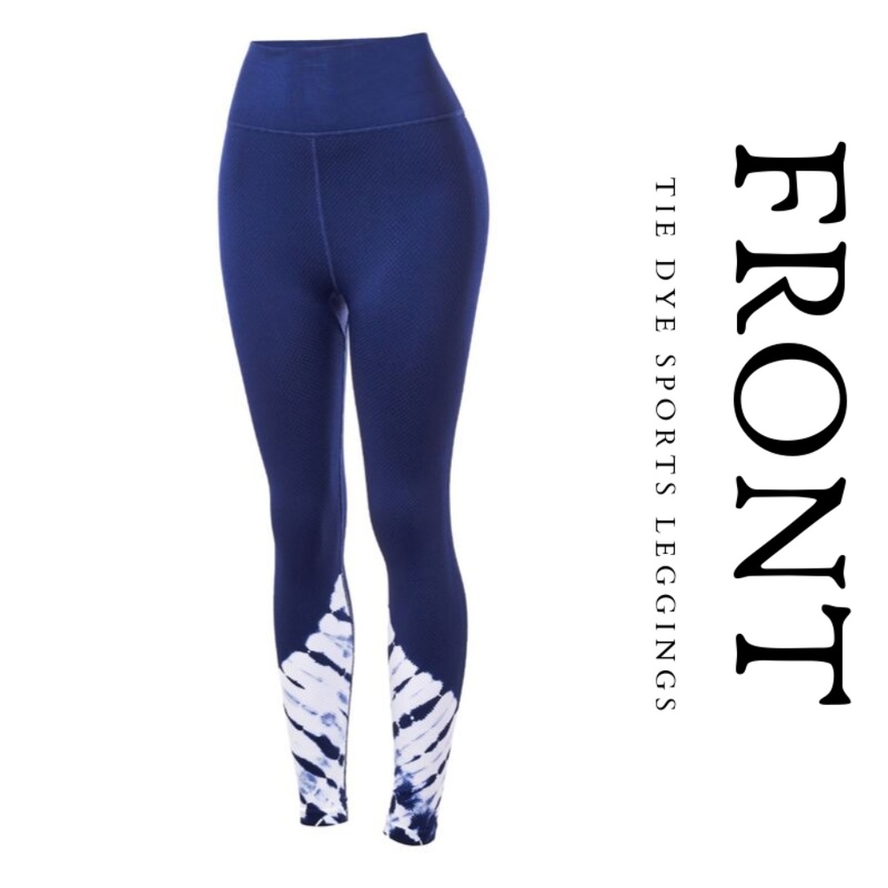 SELENE - TIE DYE SPORTS LEGGINGS - Picture 2 of 8